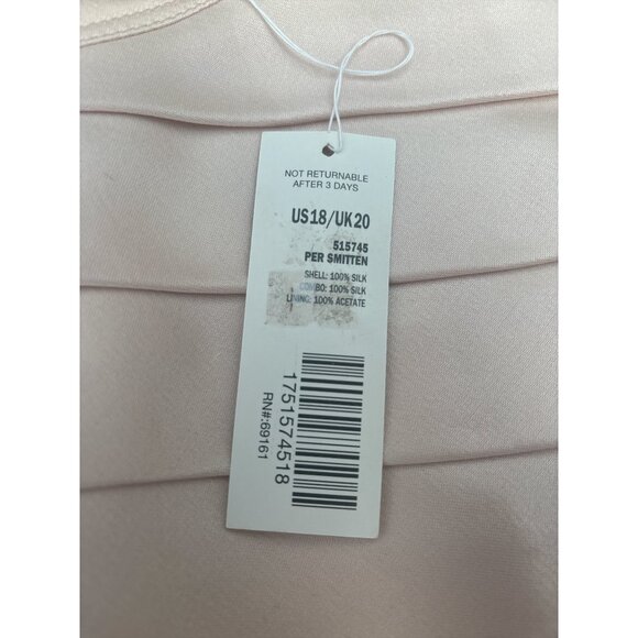 Per Se 100% Silk Colorblock Dress – Size 18 / UK 20 (NWT) - Picture 7 of 10